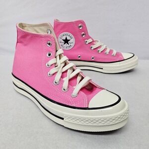 Converse Chuck 70 High Top Sneakers A08184F Pink Egret Black Women's Size 6.5